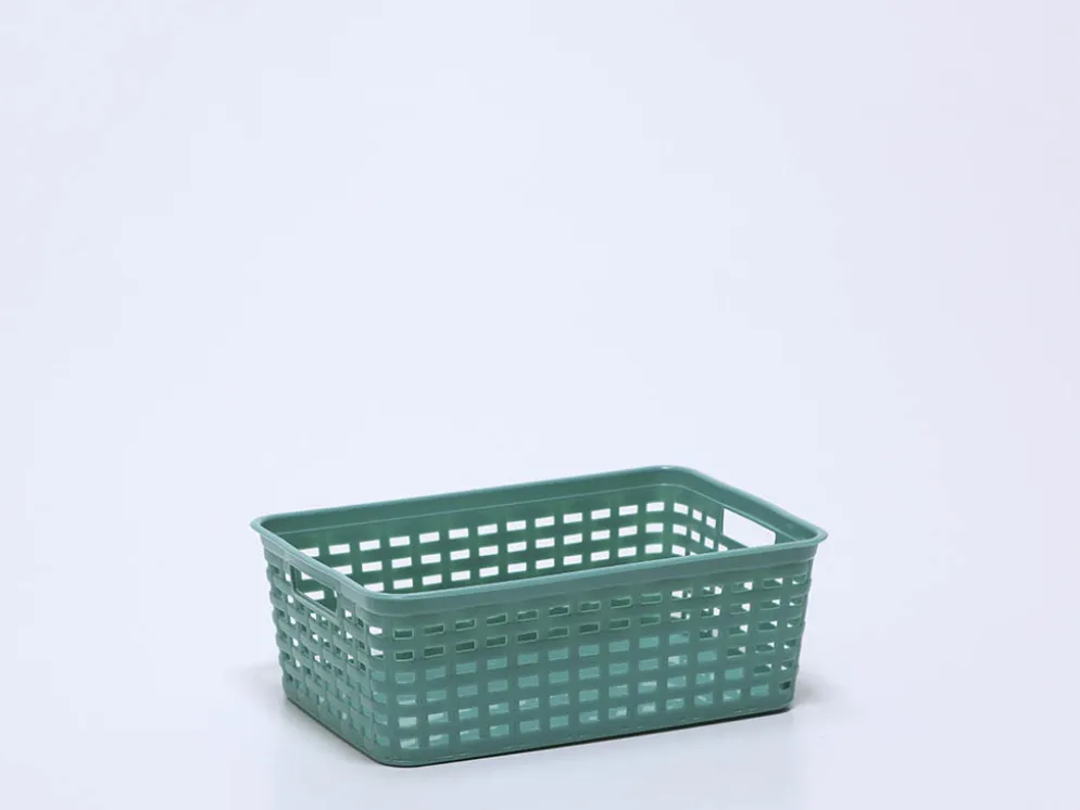 CESTA MULTIUSOS PEQUEÑA VERDE