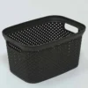 CESTA MULTIUSOS PVC MARRON 3L