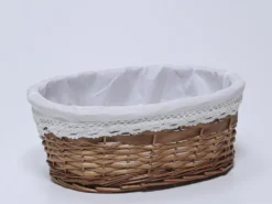 CESTA OVAL NATURAL GRANDE 40X27X16CM