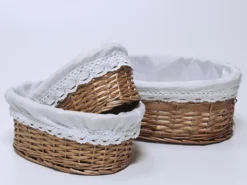 CESTA OVAL NATURAL GRANDE 40X27X16CM