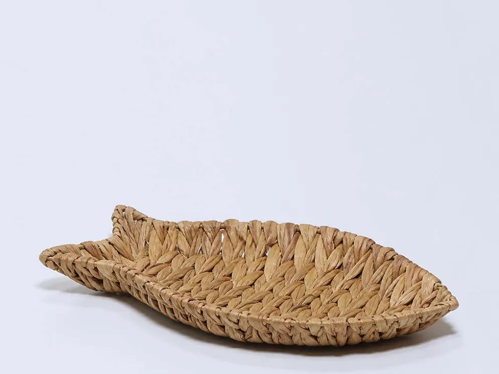CESTA PEZ HOJA PLATANO 49X27X5