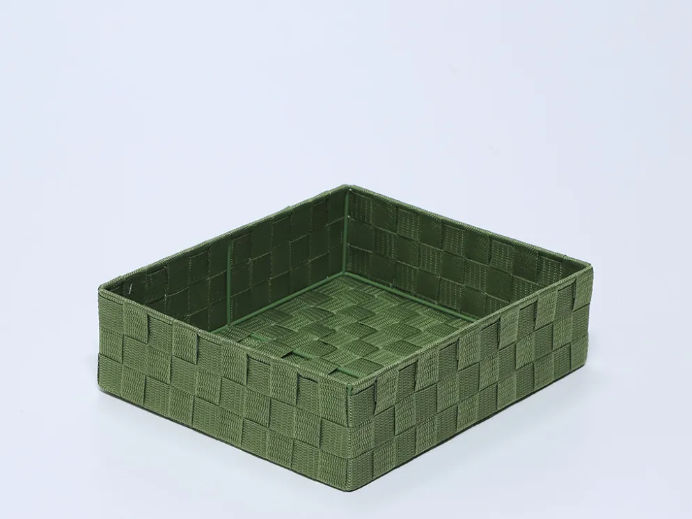 CESTA PP METAL VERDE GRANDE