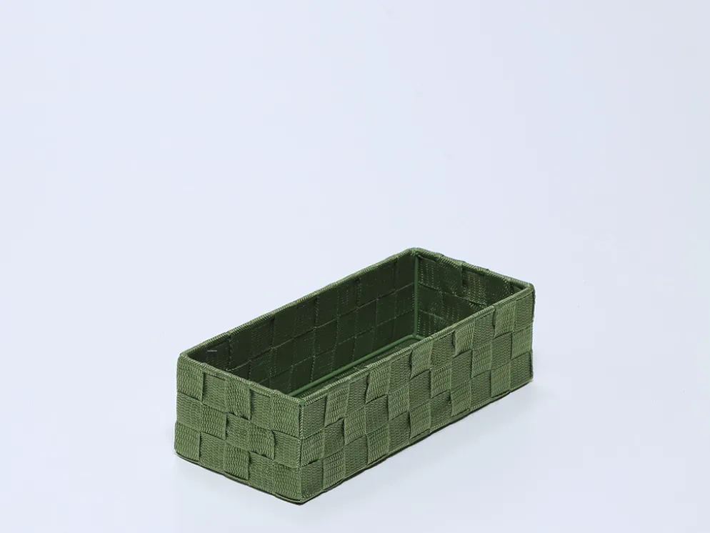 CESTA PP METAL VERDE MEDIANA