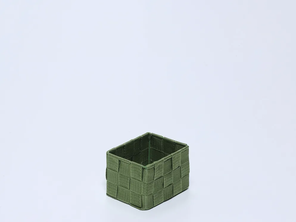 CESTA PP METAL VERDE MINI