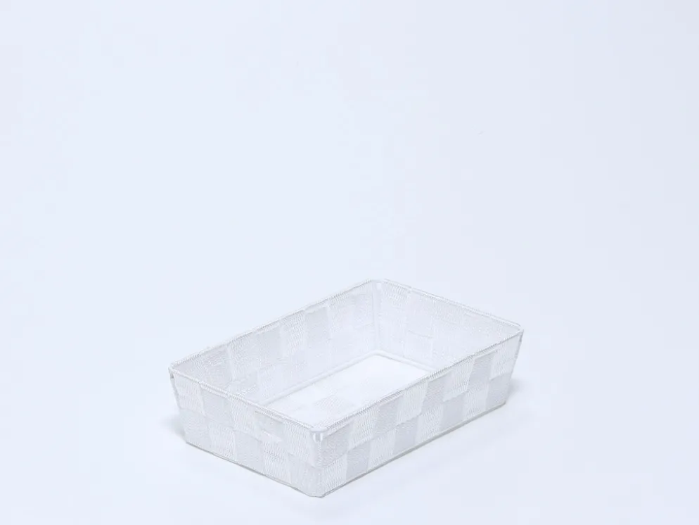 CESTA PP METAL 23X15X6 BLANCO