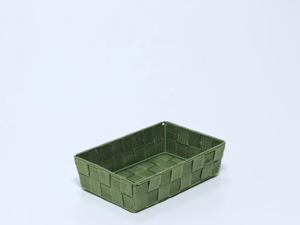 CESTA PP METAL 23X15X6 VERDE