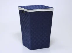 CESTO ROPA AZUL 34X34X52CM