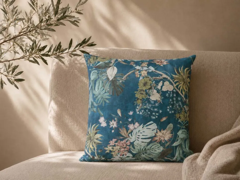 COJIN ALOVER ENZO AZUL 45X45 COMPLETO