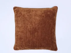 COJIN PANA VELVETEEN TERRACOTA 45X45CM