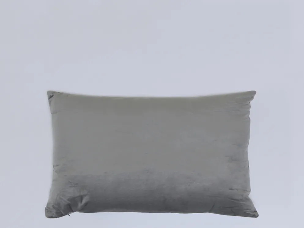 COJIN TERCIOPELO VELVET 19 PLATA 30X50CM