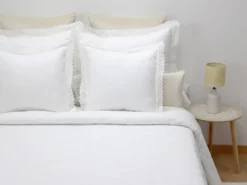 COLCHA LACE PUNTILLA BLANCA