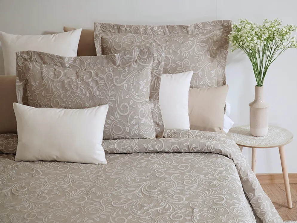 COLCHA LIA BEIGE