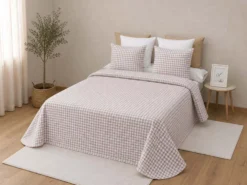 COLCHA VICHY TEJA
