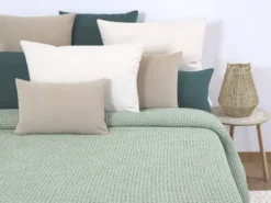 COLCHA WAFFLE VERDE