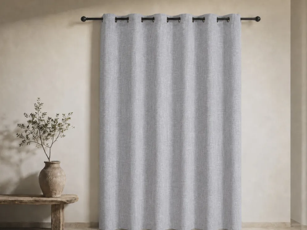 CORTINA ABA GRIS 140x260CM