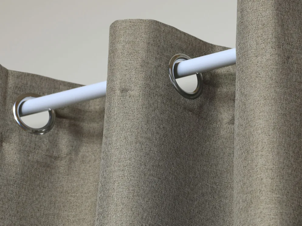 CORTINA OSCURANTE RUSTICA BEIGE 140X255CM