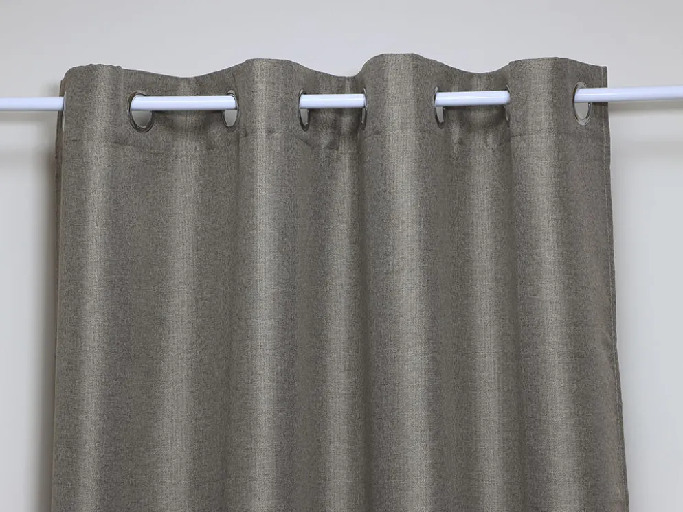 CORTINA OSCURANTE RUSTICA BEIGE 140X255CM