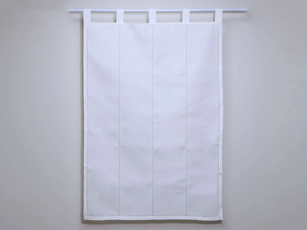 CORTINA RUSTICA 100X150CM B BLANCO