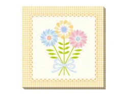 CUADRO FLORES VICHY C 30X30X1.8