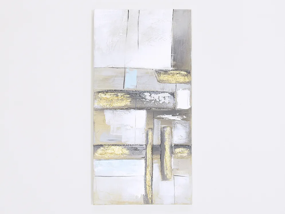 CUADRO 40X80 ABSTRACTO GOLD A