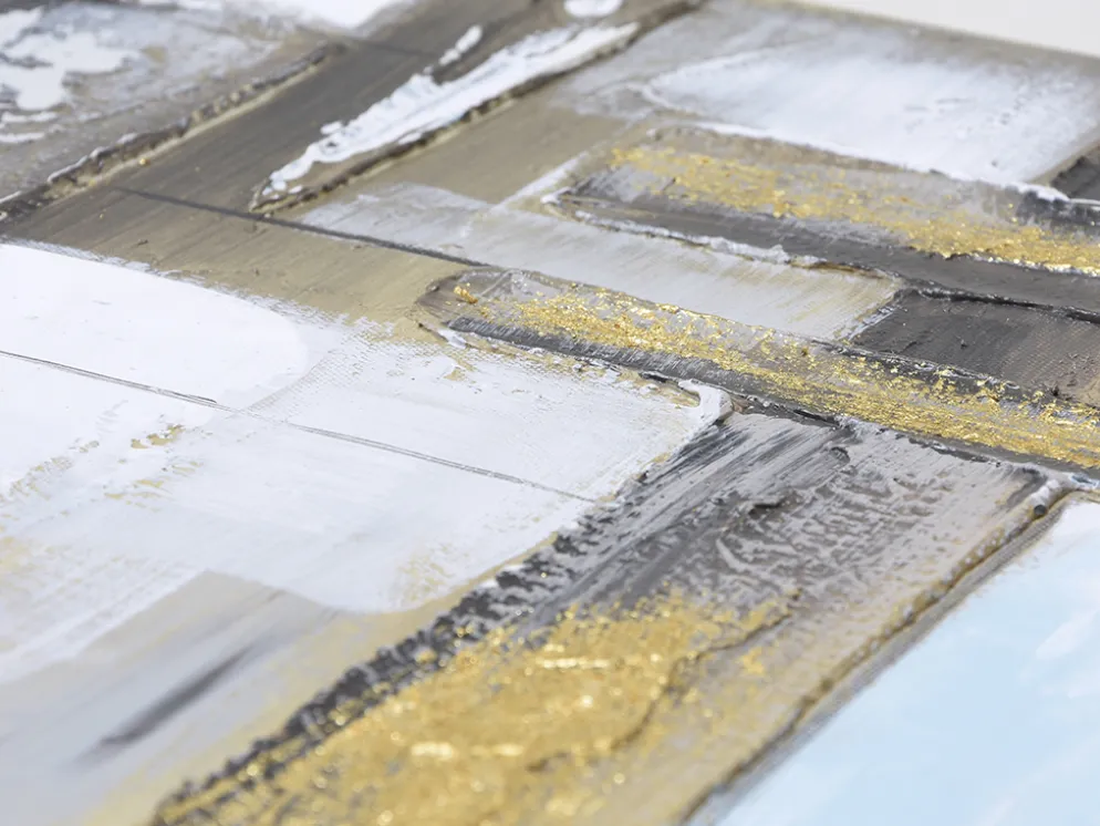 CUADRO 40X80 ABSTRACTO GOLD A