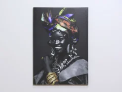 CUADRO 50X70 MUJER AFRICANA B