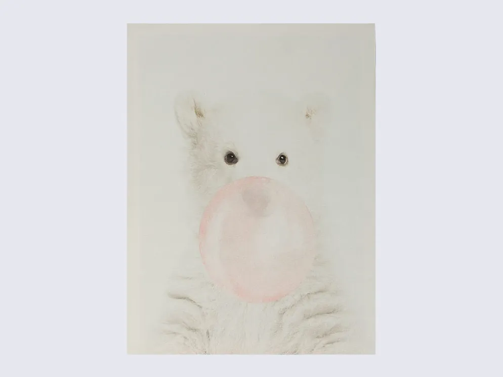 CUADRO 30X40 OSO GLOBO