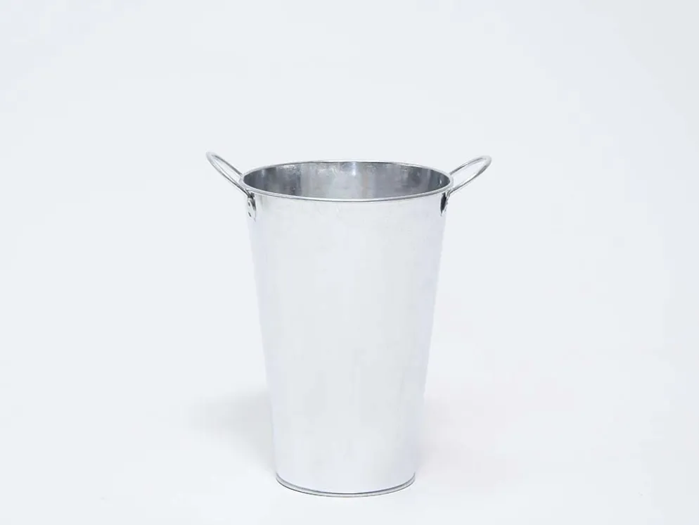 CUBO ALTO C/ASA ZINC Ø15X22CM