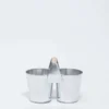 CUBO DOBLE ZINC 20X10X15CM