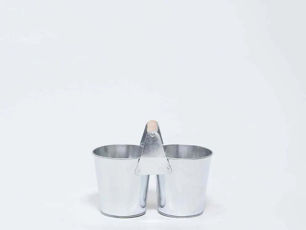 CUBO DOBLE ZINC 20X10X15CM