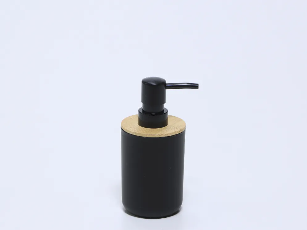 DOSIFICADOR PLASTICO BAMBU NEGRO