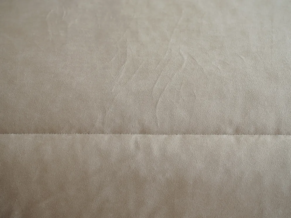 EDREDÓN LANA TERCIOPELO BORREGUILLO BEIGE