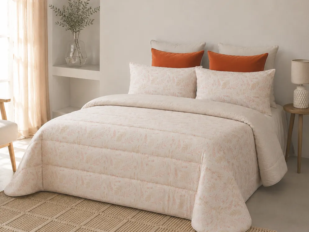 EDREDÓN PALMERA BEIGE