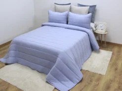 EDREDON FLORECIA AZUL