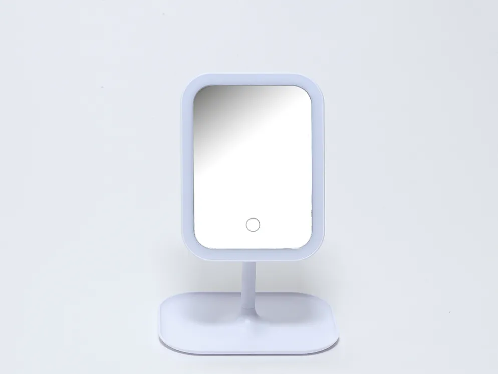ESPEJO SOBREMESA LED BLANCO 31CM ALTO