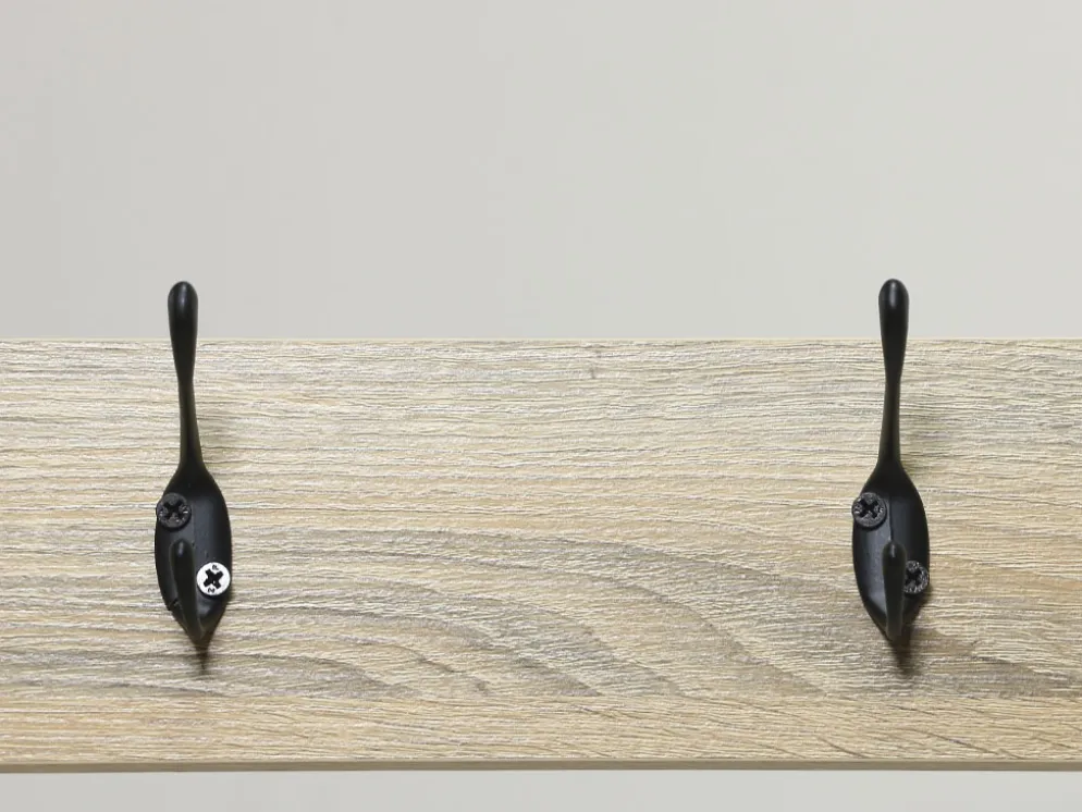 ESTANTERIA PERCHERO MDF-METAL 80X32X171CM