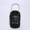 FAROL MIMBRE NEGRO 33CM ALTO