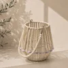 FAROL NATURAL DECORADO LILA 20CM