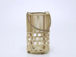 FAROL PORTAVELA SUZI BAMBU Ø24X40CM