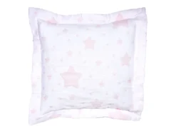 F.COJIN ESTRELLITAS 45X45 ROSA