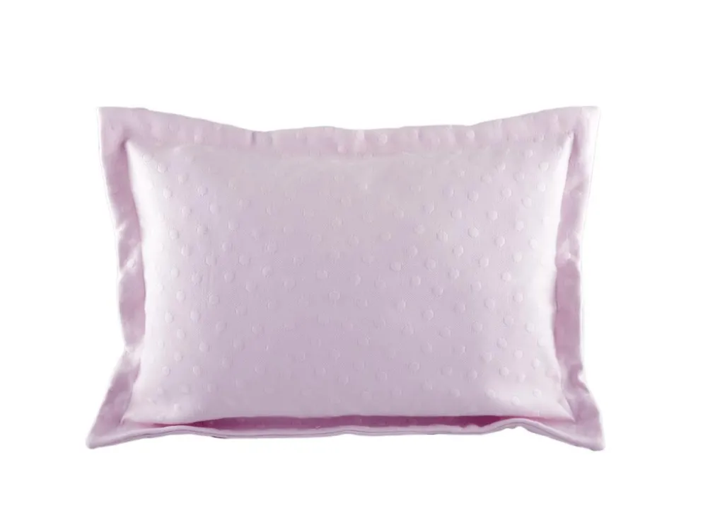 F.COJIN LUNA 35X50 LISO ROSA 100%ALG