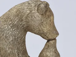 FIGURA OSO POLAR/CRIA B DORADO