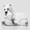FIGURA OSO POLAR RESINA 11CM TUMBADO