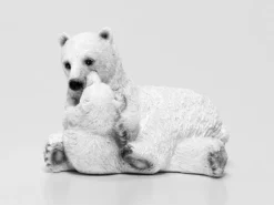FIGURA OSO POLAR RESINA 11CM TUMBADO