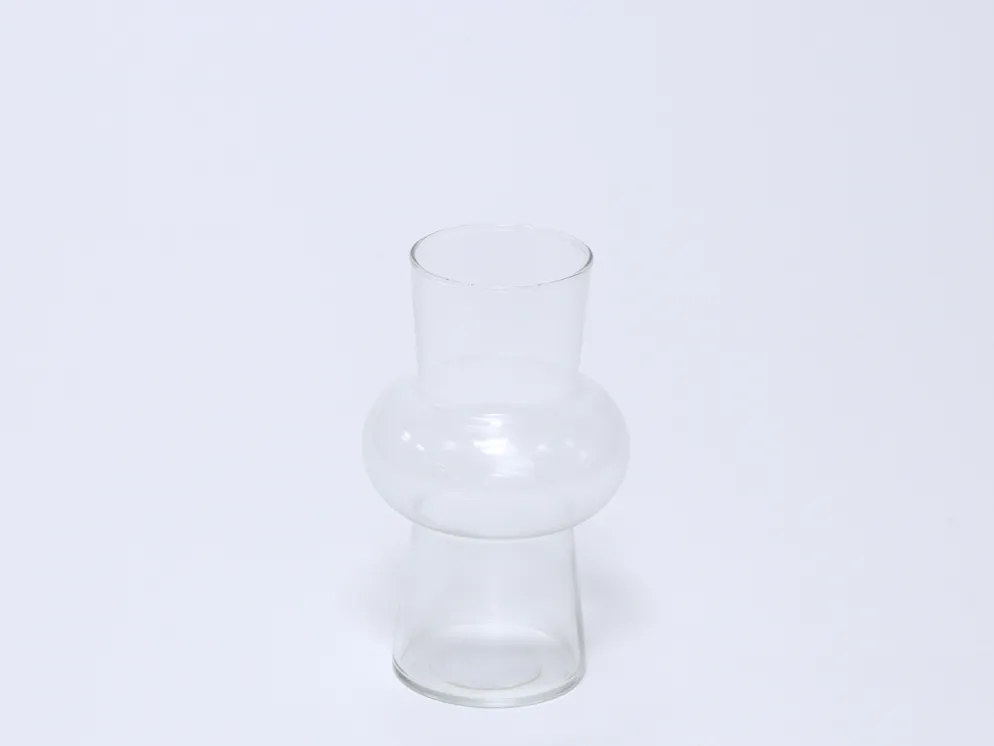 FLORERO CRISTAL BURBUJA 8X20