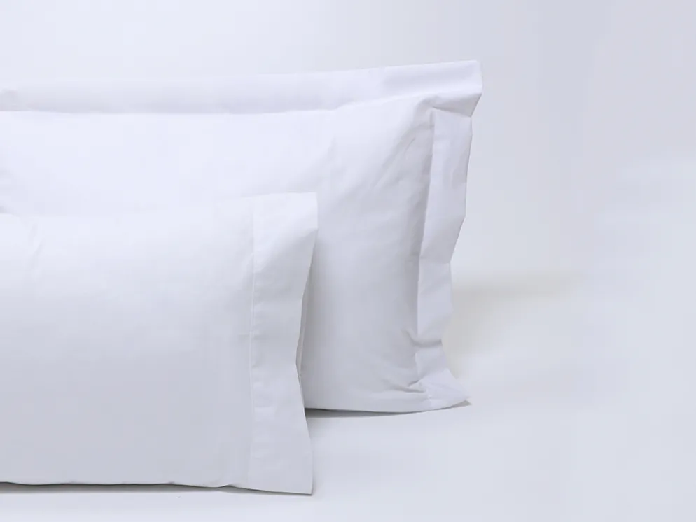FUNDA ALMOHADA BASIC BLANCO 100% ALGODON