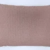 FUNDA COJIN WAFFLE ROSA VIEJO 50X70