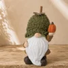 GNOMO CON GORRO VERDE 11CM