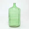 JARRON VIDRIO RECICLADO VERDE CLARO 28X28X56CM