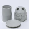 JUEGO BAÑO BAMBU GRIS 3PZS
